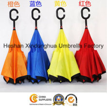 Coloré Portable mains libres Straight inverser parapluie inversée pour voiture (SU-0023I)